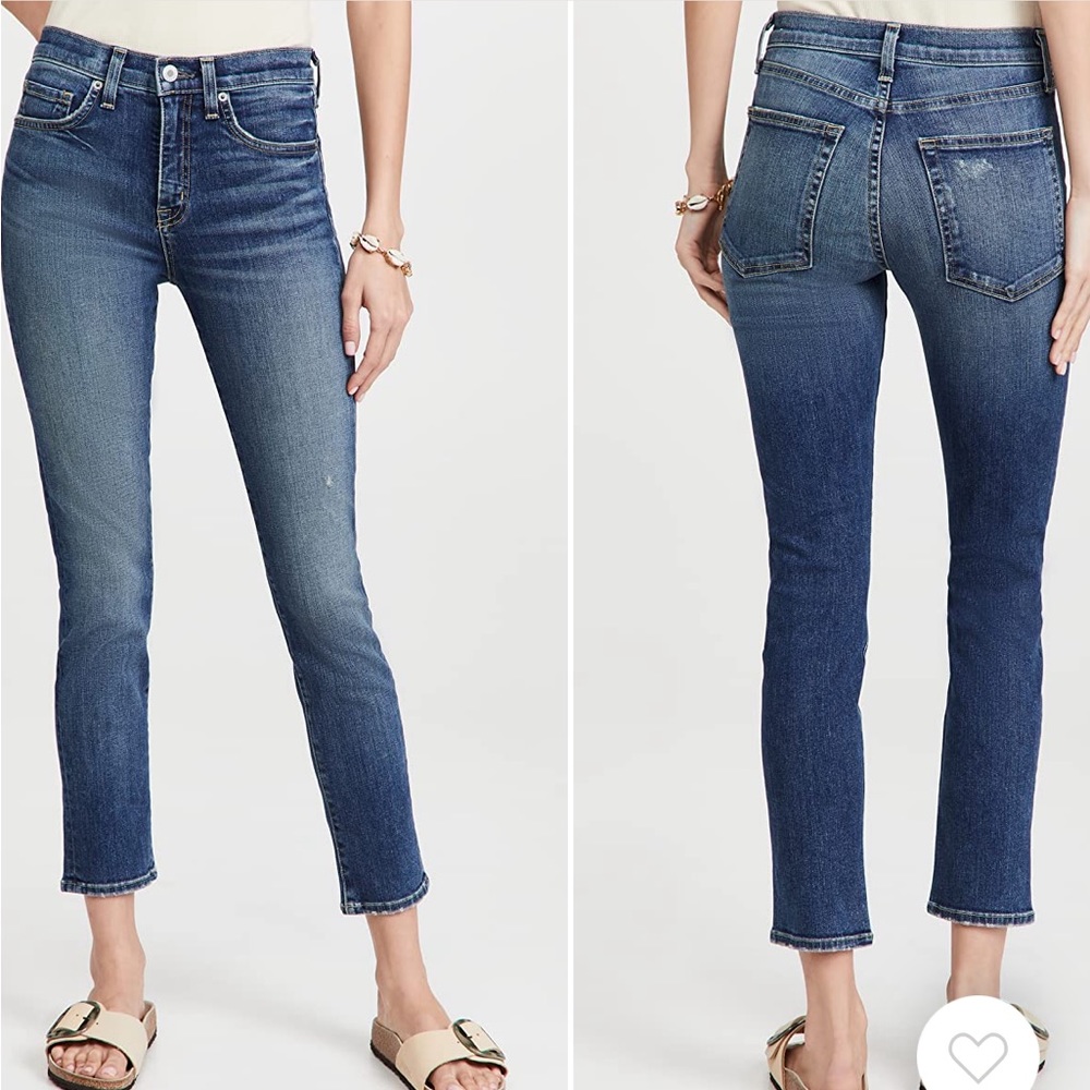 NILI LOTAN Mid Rise Jeans